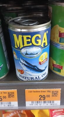 Mega Sardines in Tomato Sauce 155g
